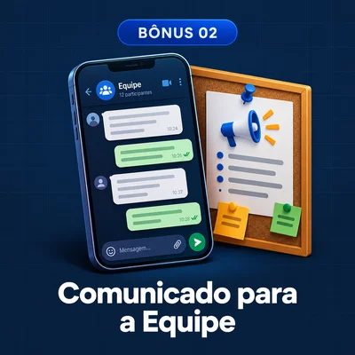 Capa: Comunicado para a Equipe